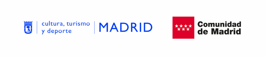 Logos del Ayuntamiento de Madrid, área de Cultura, Turismo y Deporte, y de la Comunidad de Madrid