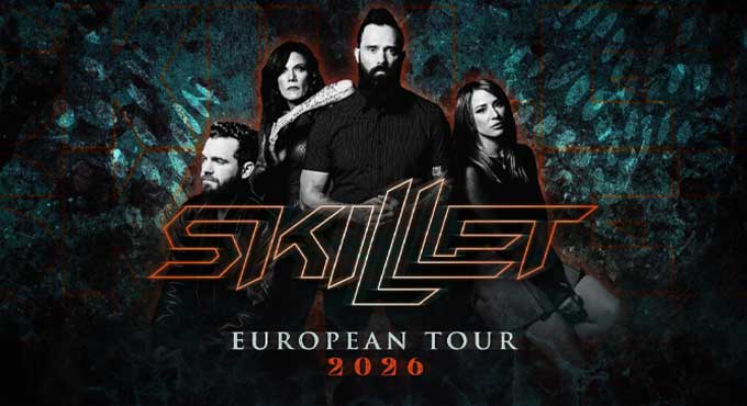 Skillet \| Madrid \| 2026 – cartel